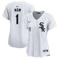 Women's Nike White Chicago Sox #1 Mom Home Limited Jersey