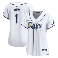 Women's Nike White Tampa Bay Rays #1 Mom Home Limited Jersey