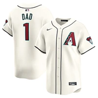 Men's Nike White Arizona Diamondbacks #1 Dad Home Limited Jersey