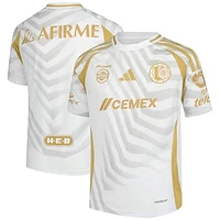 Youth adidas  White Tigres UANL 2024/25 Replica Jersey