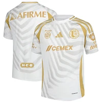 Youth adidas  White Tigres UANL 2024/25 Replica Jersey