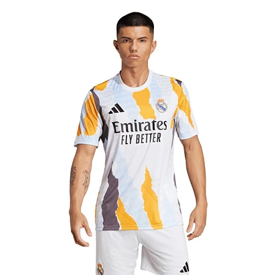 Men's adidas White Real Madrid 2024/25 Pre-Match Top