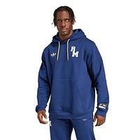 Men's adidas Originals  Navy Real Madrid Varsity Pack Pullover Hoodie