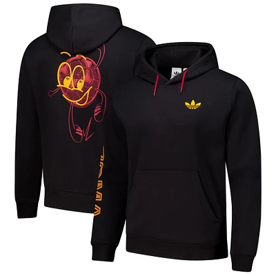 Men's adidas  Black AS Roma Culturewear Pullover Hoodie