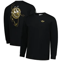 Men's adidas Black Juventus Culturewear Long Sleeve T-Shirt