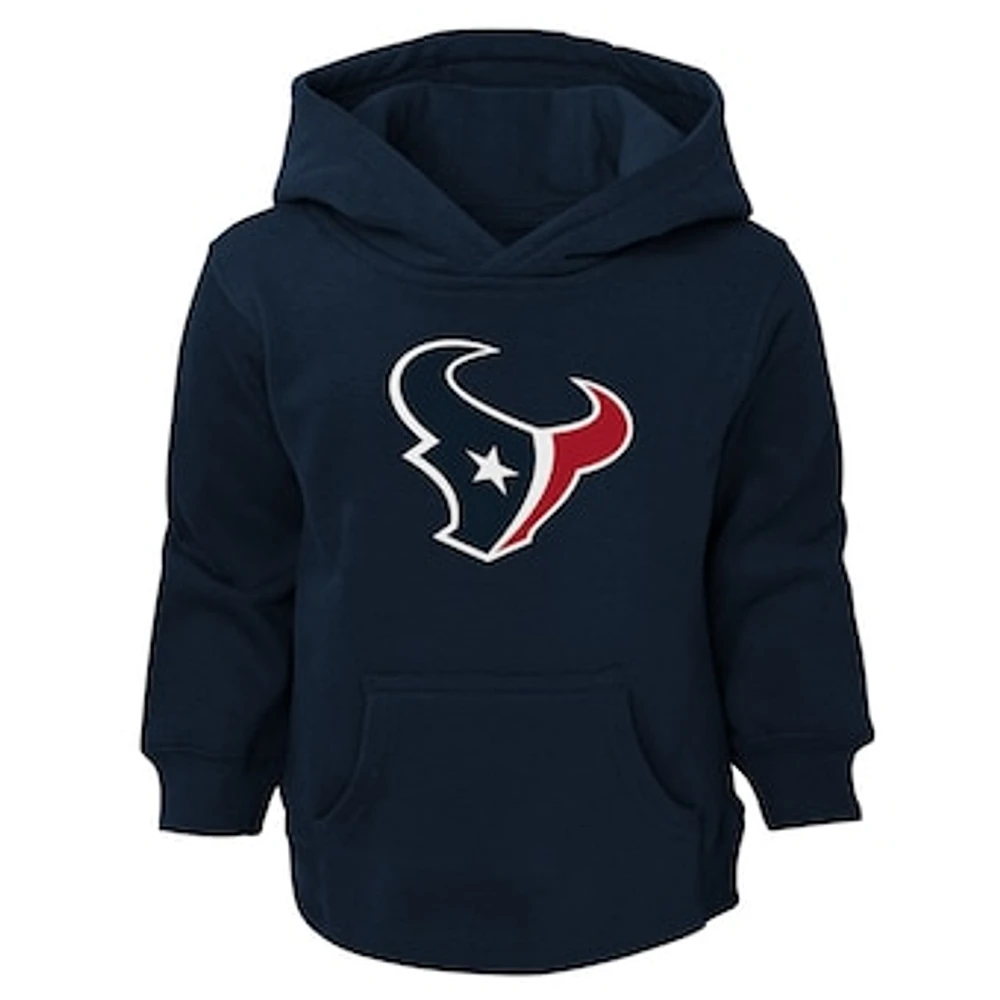 Toddler Navy Houston Texans Logo Pullover Hoodie