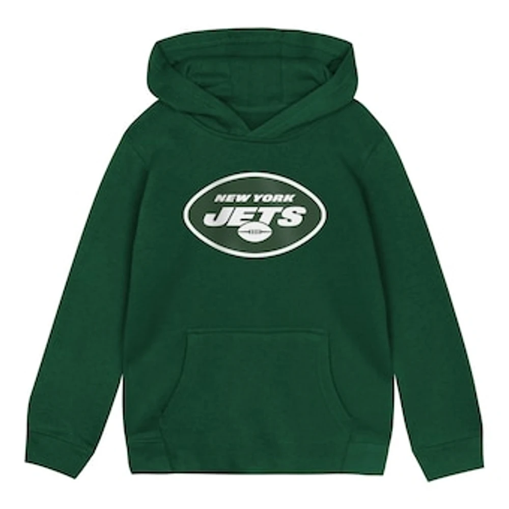 Toddler Green New York Jets Logo Pullover Hoodie