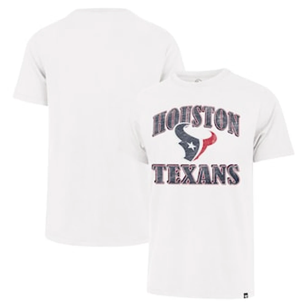 Men's '47 White Houston Texans Overrun Franklin T-Shirt