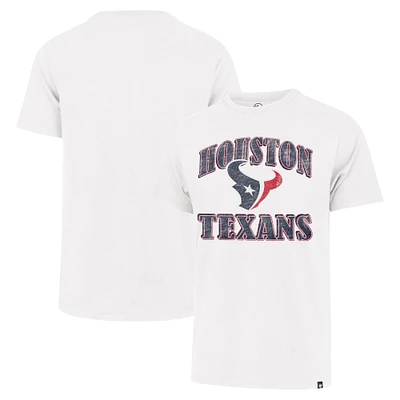 Men's '47 White Houston Texans Overrun Franklin T-Shirt