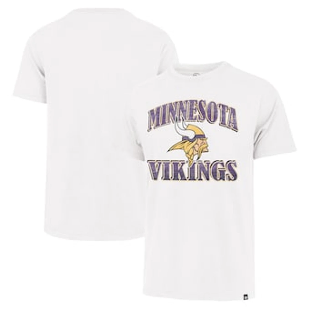 Men's '47 White Minnesota Vikings Overrun Franklin T-Shirt