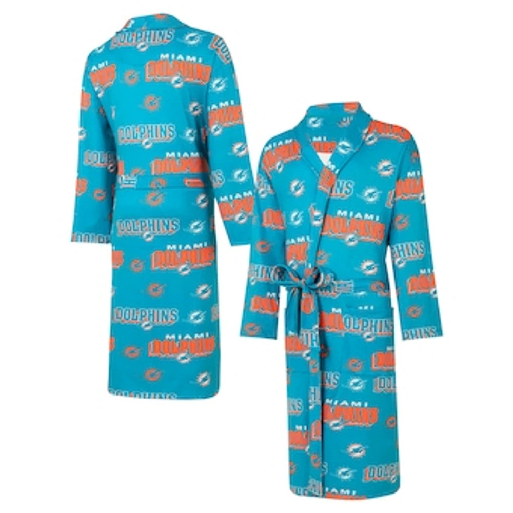 Men's Concepts Sport Miami Dolphins Roadway Bathrobe