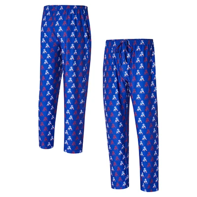 Men's Concepts Sport Royal New England Patriots Record Throwback All Over Knit Pants