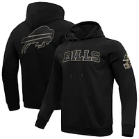 Men's Pro Standard Black Buffalo Bills Classic Chenille Pullover Hoodie