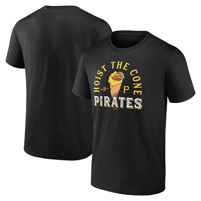 Men's Black Pittsburgh Pirates Hoist the Cone T-Shirt
