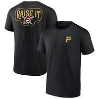 Men's  Black Pittsburgh Pirates Raise It T-Shirt
