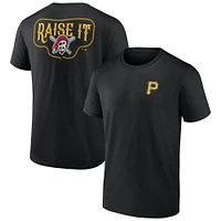Men's  Black Pittsburgh Pirates Raise It T-Shirt