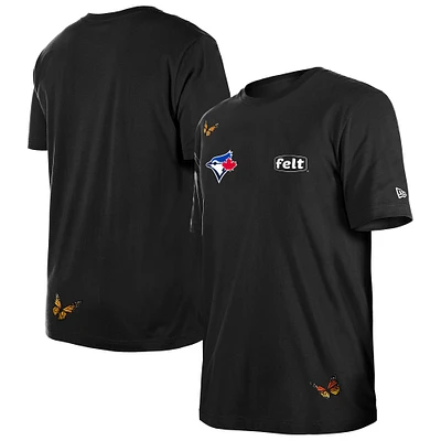 Men's New Era x Felt  Black Toronto Blue Jays T-Shirt