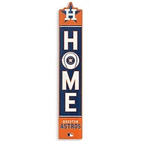 Houston Astros Home Porch Vertical Wood Leaner