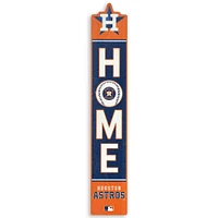 Houston Astros Home Porch Vertical Wood Leaner