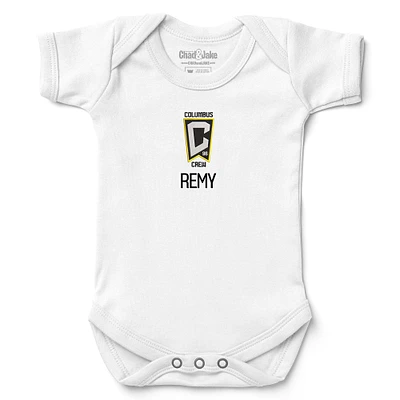 Infant Chad & Jake Columbus Crew Logo Personalized Bodysuit