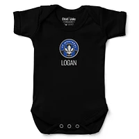 Infant Chad & Jake Black CF Montreal Logo Personalized Bodysuit