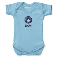 Infant Chad & Jake Light CF Montreal Logo Personalized Bodysuit