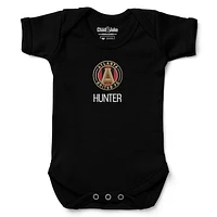 Infant Chad & Jake Black Atlanta United FC Logo Personalized Bodysuit