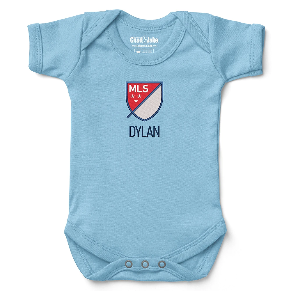 Infant Chad & Jake Light MLS Logo Personalized Bodysuit