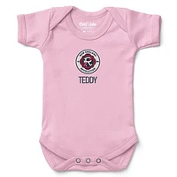 Infant Chad & Jake Light New England Revolution Logo Personalized Bodysuit