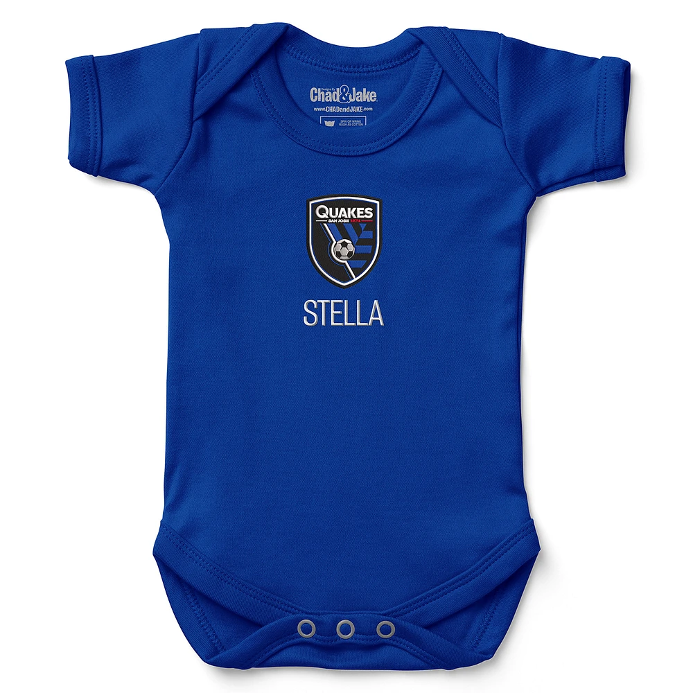 Infant Chad & Jake San Jose Earthquakes Logo Personalized Bodysuit