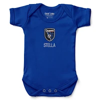 Infant Chad & Jake San Jose Earthquakes Logo Personalized Bodysuit