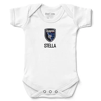 Infant Chad & Jake San Jose Earthquakes Logo Personalized Bodysuit