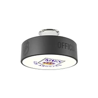 Los Angeles Kings Retro Logo Hockey Puck Light