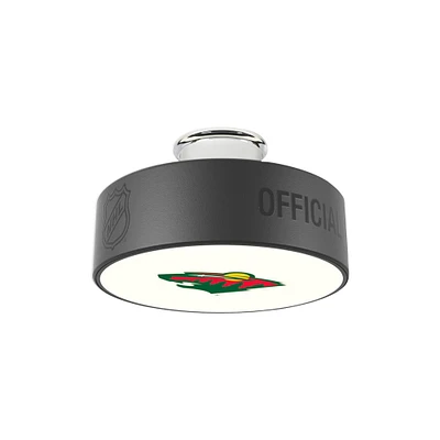 Minnesota Wild Primary Logo Hockey Puck Light