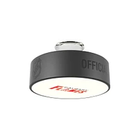 Calgary Flames Retro Logo Hockey Puck Light
