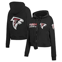 Women's Pro Standard Black Atlanta Falcons Split Logo Full-Zip Hoodie