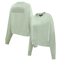 Women's Pro Standard  Light Green Washington Commanders Neutral Pullover Sweatshirt