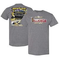 Men's Richard Childress Racing Team Collection  Heather Charcoal Jesse Love Jr. Whelen Xfinity Series Win T-Shirt