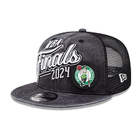 Men's New Era Black Boston Celtics 2024 Eastern Conference Champions Locker Room 9FIFTY Snapback Hat