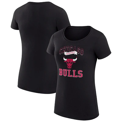 Women's G-III 4Her by Carl Banks Chicago Bulls Team Logo Fitted T-Shirt