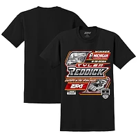 Men's 23XI Racing Black Tyler Reddick 2024 FireKeepers Casino 400 Race Winner T-Shirt