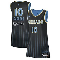 Unisex Nike Kamilla Cardoso Black Chicago Sky 2024 WNBA Draft Explorer Jersey