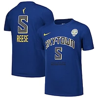 Youth Nike Angel Reese Blue Chicago Sky Draft Rebel Edition Name & Number T-Shirt