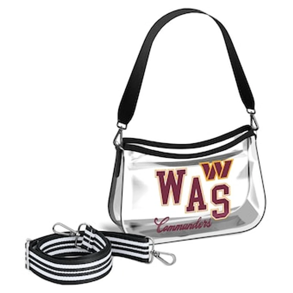 WEAR by Erin Andrews Washington Commanders Clear Stadium Mini Purse