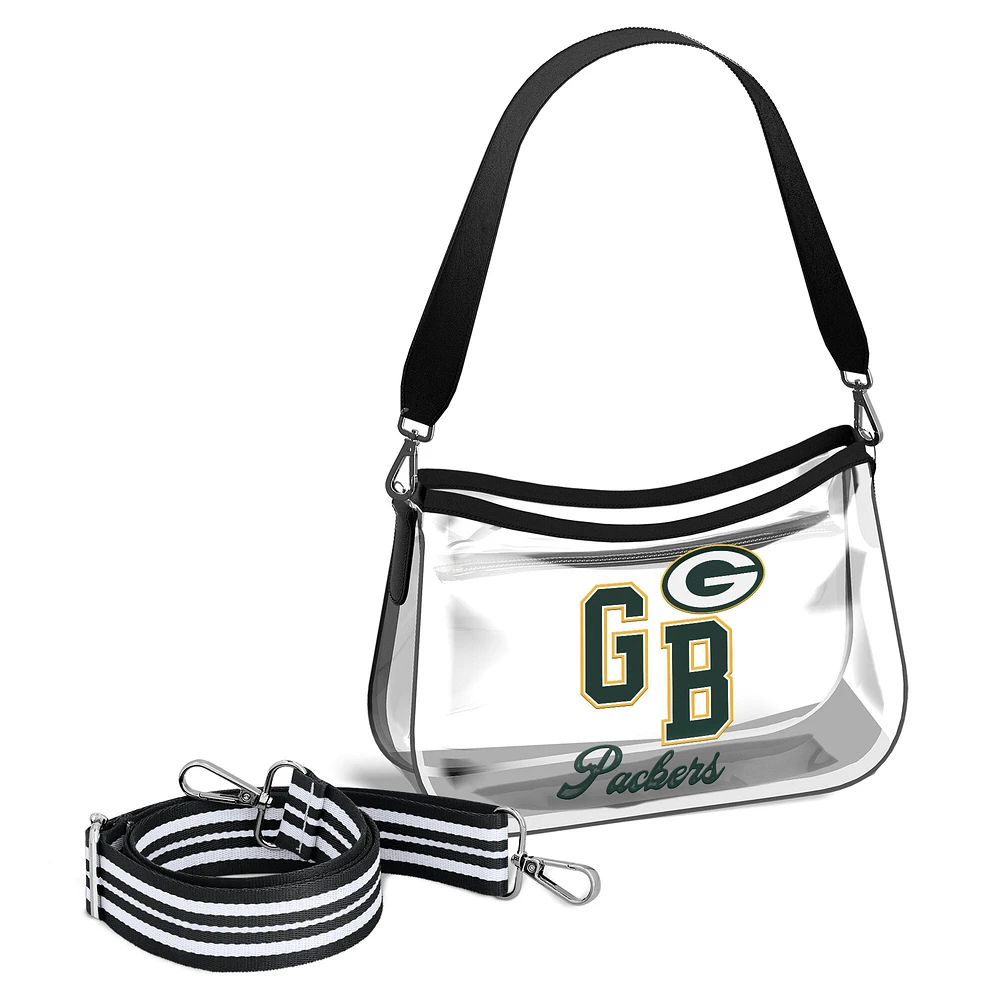 WEAR by Erin Andrews Green Bay Packers Clear Stadium Mini Purse