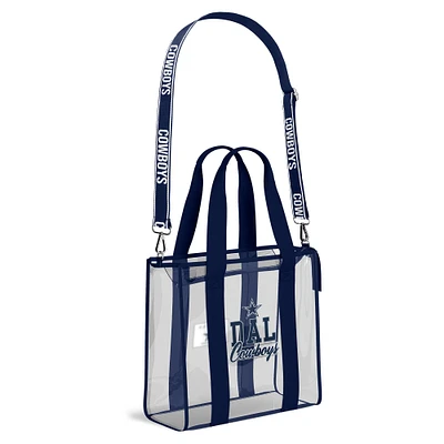 WEAR by Erin Andrews Dallas Cowboys Stadium Tote Bag with Team Color Trim