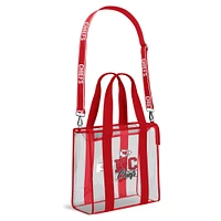 WEAR by Erin Andrews Kansas City Chiefs Stadium Tote Bag with Team Color Trim