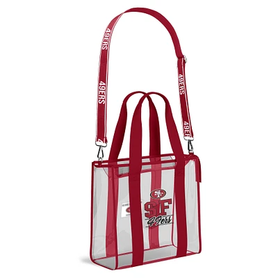 WEAR by Erin Andrews San Francisco 49ers Stadium Tote Bag with Team Color Trim