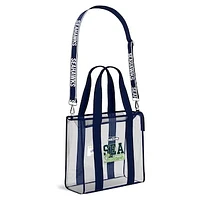 WEAR by Erin Andrews Seattle Seahawks Stadium Tote Bag with Team Color Trim