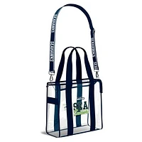 WEAR by Erin Andrews Seattle Seahawks Stadium Tote Bag with Team Color Trim